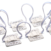 Module LED 220V pour boîte à lumière 65 * 65mm 1.5W, module LED Blockchain 3030 avec lentille à réflexion diffuse pour enseigne publicitaire