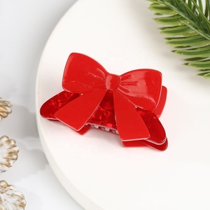 Pinza de Pelo de Acetato con Diseño de Mariposa para Niñas, Decoración de Pelo de Alta Calidad con Empaque de Cartón, Segura para Peinar - Product Image 3