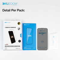 Protection d'écran de confidentialité 9H, verre trempé anti-espion ultra-fin de haute qualité pour iPhone 17 18 Pro Max