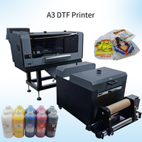 Imprimante jet d'encre DTF Qinyu A3 33 cm avec 2 têtes d'impression XP600 neuves pour l'impression textile sur t-shirts