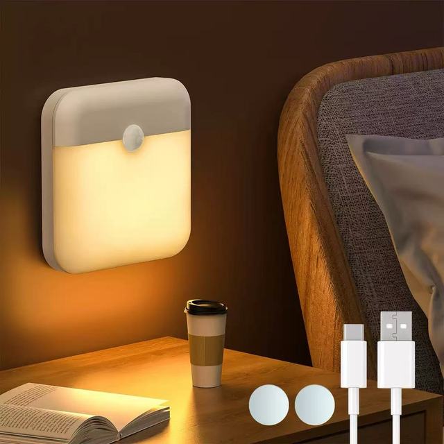 Hot Motion Sensor LED Lamp ABS Modern Cordless Battery Night Light CW Adjustable Color Temperature Room Smart Lighting