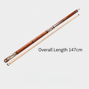 Queue de <span class=keywords><strong>billard</strong></span> professionnelle en érable de 58 pouces, 19 oz, avec fût en érable semi-assemblé et joint rapide en acier inoxydable pour <span class=keywords><strong>billard</strong></span> américain et 9 <span class=keywords><strong>boules</strong></span> - Product Image 6