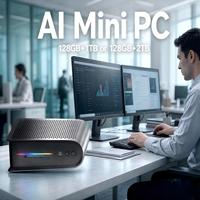 Mini ordinateur de jeu Amd Ryzen Ai Max 395, 16 cœurs, Lpddr5x 8533mhz, SSD DGX Spark, mini PC double 2.5g/10g Lan Wifi 7 Bt 5.4 Win11