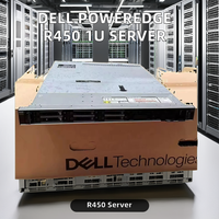 Serveur en rack Dell Poweredge R450 1U personnalisable avec processeur Xeon carte mère DDR4 32 Go 3 ans de garantie