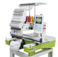 Machine à broder de haute qualité, machine à coudre industrielle plate pour casquettes et t-shirts, machine à broder commerciale entièrement automatique