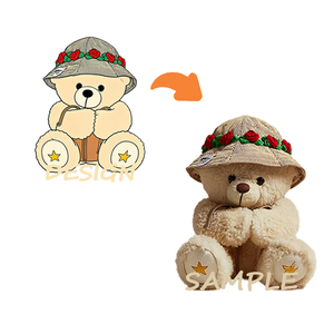 יצרן צעצועי קטיפה בהתאמה אישית ואמיתיים, צעצועי קטיפה מותאמים אישית למתנות לחברות וליישום מיתוג - Product Image 1