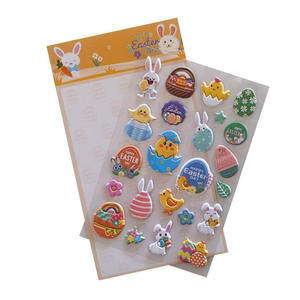 Op maat gemaakte <span class=keywords><strong>3D</strong></span> schuim stickers vel cartoon anime dome epoxy <span class=keywords><strong>3D</strong></span> stickers Kawaii pluizige decoratieve stickers voor kinderen - Product Image 2