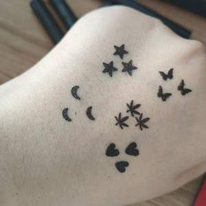 Ensemble de maquillage pour les yeux, sceau de tatouage multi-forme, <span class=keywords><strong>crayon</strong></span> pour les yeux, Sexy, noir, paupière, cosmétiques, étanche, liquide, tampon à ailes, Eyeliner - Product Image 5