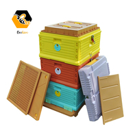 Ruche thermique en plastique pour abeilles, 10 cadres, 3 couches, isolation pour abeilles, partie supérieure de la ruche, ferme pour abeilles