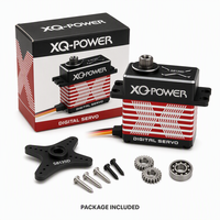 Venta al por mayor de fábrica: Servomotor digital sin escobillas de 45 kg, alto voltaje 8.4V, programable, impermeable, estándar para coches y aviones RC