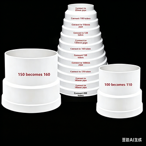 Anneau réducteur en aluminium pour hotte aspirante, pour tuyau d'évacuation <span class=keywords><strong>de</strong></span> fumée, tête <span class=keywords><strong>de</strong></span> conversion <span class=keywords><strong>de</strong></span> cheminée <span class=keywords><strong>de</strong></span> cuisine, joint réducteur avec valve anti-retour - Product Image 6