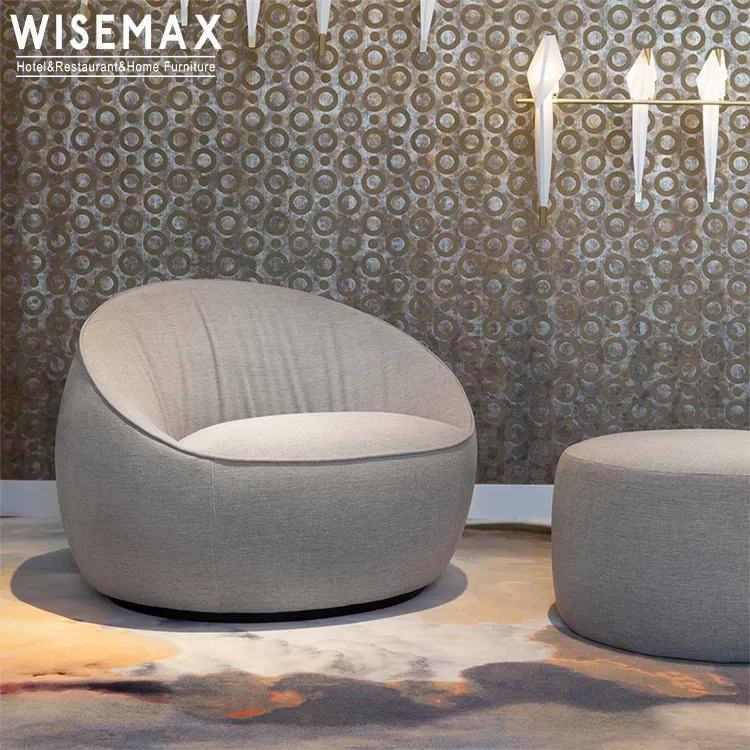 WISEMAX-sofá de tela para relajarse, mueble de gran tamaño para balcón, sofá otomano, sala de estar, sofá individual