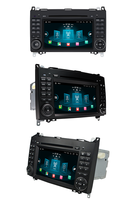 Reproductor Multimedia para Auto 2DIN con Android KLYDE 7, Navegación GPS, Control del Volante, Cámara de Reversa AHD para BENZ Clase A-B