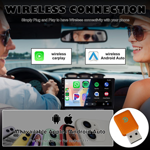 Adaptador Inalámbrico CarPlay 2 en 1 Naranja - <span class=keywords><strong>Dongle</strong></span> de Navegación Rápido y Estable para iPhone, <span class=keywords><strong>Samsung</strong></span>, Huawei, Xiaomi - Product Image 2