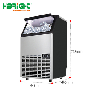 Commercial <b>Ice</b> <b>Machine</b> Stainless Steel Automatic <b>Cube</b> <b>Ice</b> Maker High Capacity 100KG/24H for Bar and Restaurant - Product Image 6