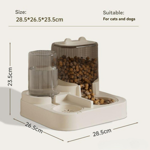 Katı desen yeni kedi köpek besleyici kase kuru islak ayırma plastik mühürlü depolama su gıda seçeneği ile evcil hayvan kaseleri & besleyiciler - Product Image 4