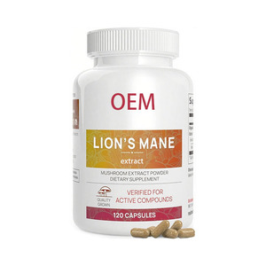 Hericium Eerinius निकालने कैप्सूल मस्तिष्क और आंत स्वास्थ्य हर्बल पूरक ओम निजी लेबल अनुकूलन कारखाना - Product Image 5