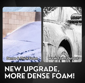 Outil de lavage de voiture manuel portable, bouteille de pulvérisation de mousse en plastique durable, têtes de pulvérisation remplaçables, outil de nettoyage de voiture facile à utiliser - Product Image 2