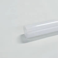 Tube lumineux en plastique moderne de style côtier asiatique, longueur personnalisée, pour décoration intérieure et extérieure, résistant aux UV, écologique, avec revêtement givré
