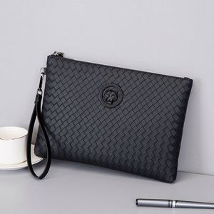 <b>Mens</b> Purses Clutch Bag for <b>Men</b> Business Luxury Hand Smart Custom Clutch Purse <b>Men's</b> Male Leather <b>Handbag</b> with Compartment - Product Image 3