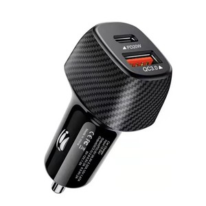 Cargador de Coche Rápido USB C de Doble Puerto PD20W QC3.0 para <span class=keywords><strong>iPhone</strong></span> 15, Samsung Galaxy, Teléfonos Android, <span class=keywords><strong>Cable</strong></span> de Carga, Adaptador, Listo para Enviar - Product Image 2