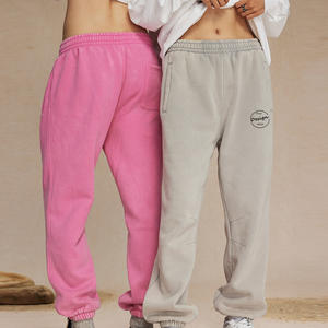 Nouveau survêtement taille haute cordon pantalons de survêtement jambe droite lâche décontracté pantalons de sport polaire pantalons de survêtement pour hommes - Product Image 5