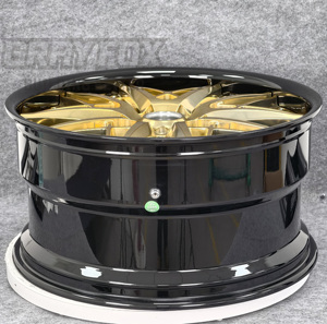 GRAYFOX - Juego de 2 Ruedas Personalizadas de Aleación de Aluminio Forjado de 18-20 Pulgadas, 5x112, Cóncavas y Profundas, 5X114.3, para Benz, BMW, Porsche, <span class=keywords><strong>Lamborghini</strong></span> - Product Image 4