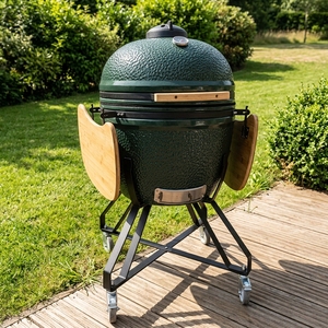 Barbecue <span class=keywords><strong>Kamado</strong></span> Auplex Série Big <span class=keywords><strong>Joe</strong></span> 27 pouces, robuste, en céramique, au charbon de bois, fumoir, EN-1860, prix usine - Product Image 6