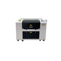 Machine de découpe et gravure laser CO2 CNC 7050 700x500mm de bureau pour acrylique, bois, cuir, MDF, pierre, verre, plastique, avec refroidissement par eau AI