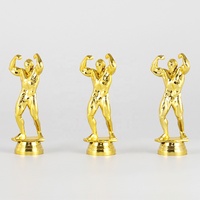 Sculpture de puissance en plastique personnalisée Figurines de musculation Statue Trophy Award Composants et accessoires GZ21