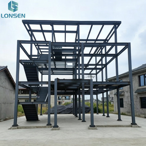 Insulated PU Panel Steel Structure Villa Thermal Control Prefabricated Steel <b>House</b> For Four-Season Living - Product Image 3