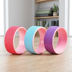 Eco Friendly Yoga Roller Wheel Pilates Magic <b>Circle</b> Home Gym Weight Loss Back Beauty Training Equipment For Yoga Beginner - Product Image 1