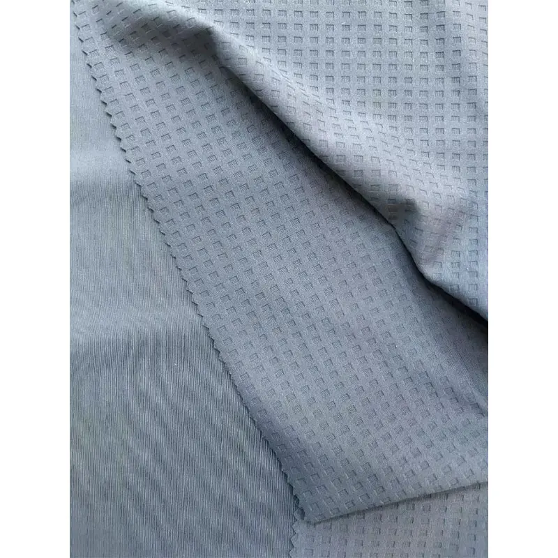 Siyuanda yeni tasarım 240gsm ekose kumaş cilt yumuşak yüksek elastik % yoga kıyafeti Polyester amonyak kumaş