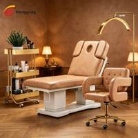 Table de massage et de beauté ergonomique électrique réglable, moderne, luxueuse, haut de gamme et personnalisable pour salon