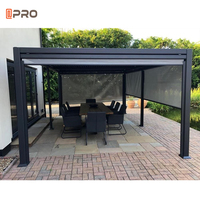 Auvent rétractable 12x24 Sun Fun Pergola à lames électriques