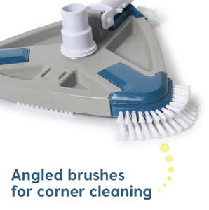 Tête <span class=keywords><strong>d</strong></span>'aspirateur triangulaire transparente et lestée pour <span class=keywords><strong>piscine</strong></span>, <span class=keywords><strong>brosse</strong></span> flexible pour nettoyeur de <span class=keywords><strong>piscine</strong></span> enterrée - Product Image 2