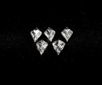 OM GEMS 1.10 CT 6.0 X 3.2 3.4 MM Diamant de laboratoire taille cerf-volant couleur D percé au laser pour boucles d'oreilles et bague de fiançailles certifié IGI