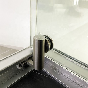 Sistema per Porta <span class=keywords><strong>Doccia</strong></span> Angolare in Vetro, Porta Scorrevole per Vasca da Bagno, Apertura Laterale, <span class=keywords><strong>Box</strong></span> <span class=keywords><strong>Doccia</strong></span> Compatto - Product Image 6