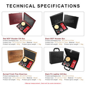 Ensemble de fumeur à whisky pour cocktails, le plus récent, avec 4 saveurs de copeaux de bois et étui à cigares, idéal pour les voyages, cadeau pour la fête des pères, anniversaires - Product Image 3