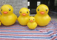 Canard gonflable géant d'extérieur en PVC de 0,6 mm étanche Canard gonflable jaune populaire pour les événements
