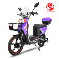 Vélo Électrique Urbain Élégant à 2 Roues avec Batterie Intégrée 500W 48V, Moteur Arrière, Longue Autonomie, Haute Vitesse et Capteur