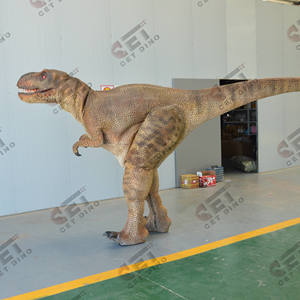 Costume de <span class=keywords><strong>dinosaure</strong></span> de haute qualité à commande manuelle pour spectacle, inspiré de Jurassic Park - Product Image 3