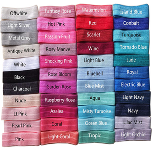 Bandas elásticas de encaje para costura, accesorios para el cabello, 5 yardas por paquete - Product Image 2