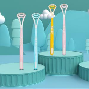 Raspador de Lengua y <span class=keywords><strong>Cepillo</strong></span> de Dientes Multifuncional de Silicona de Doble Efecto, Fabricante Mayorista - Product Image 4
