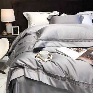 Phong Cách Sang Trọng Comforter Tùy Chỉnh 100% Bông 4 Mảnh Nữ Hoàng Kích Thước Duvet Tấm Bìa Bộ Đồ Giường Đặt - Product Image 1