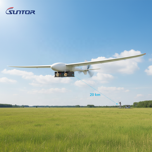 Industrial Long Range Unmanned Communication System Remote Control Supporting HD Video Data Transmission 24Mbps Dual Antenna
