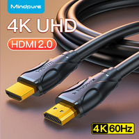 Mindpure Aktives Langes HDMI-Kabel 4K 60Hz Engineering-Qualität mit Signalverstärker 10m 20m 25m 30m 19+1 OFC-Kern für Bildschirmspleißen