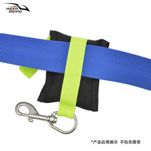 KEEP DIVING - Cuerda Retráctil Antipérdida para Trabajos Subacuáticos, Cuerda de Conexión Lateral para Buceo Técnico, Modelo de Correa de Conexión de 2.6 m - Product Image 4