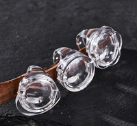 Mini boîte à rouge à lèvres ronde transparente en forme de cœur de 4 ml, emballage pour brillant à lèvres, conteneur pour baume, en plastique AS, vente en gros, marque privée