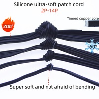 2 3 4 5 6 8 10 12 Adern 20 22 24 26 28 30 AWG Silikon-Parallel-Flachkabel Flexibles LED-Streifen-Stromkabel für Niederspannungsbeleuchtung